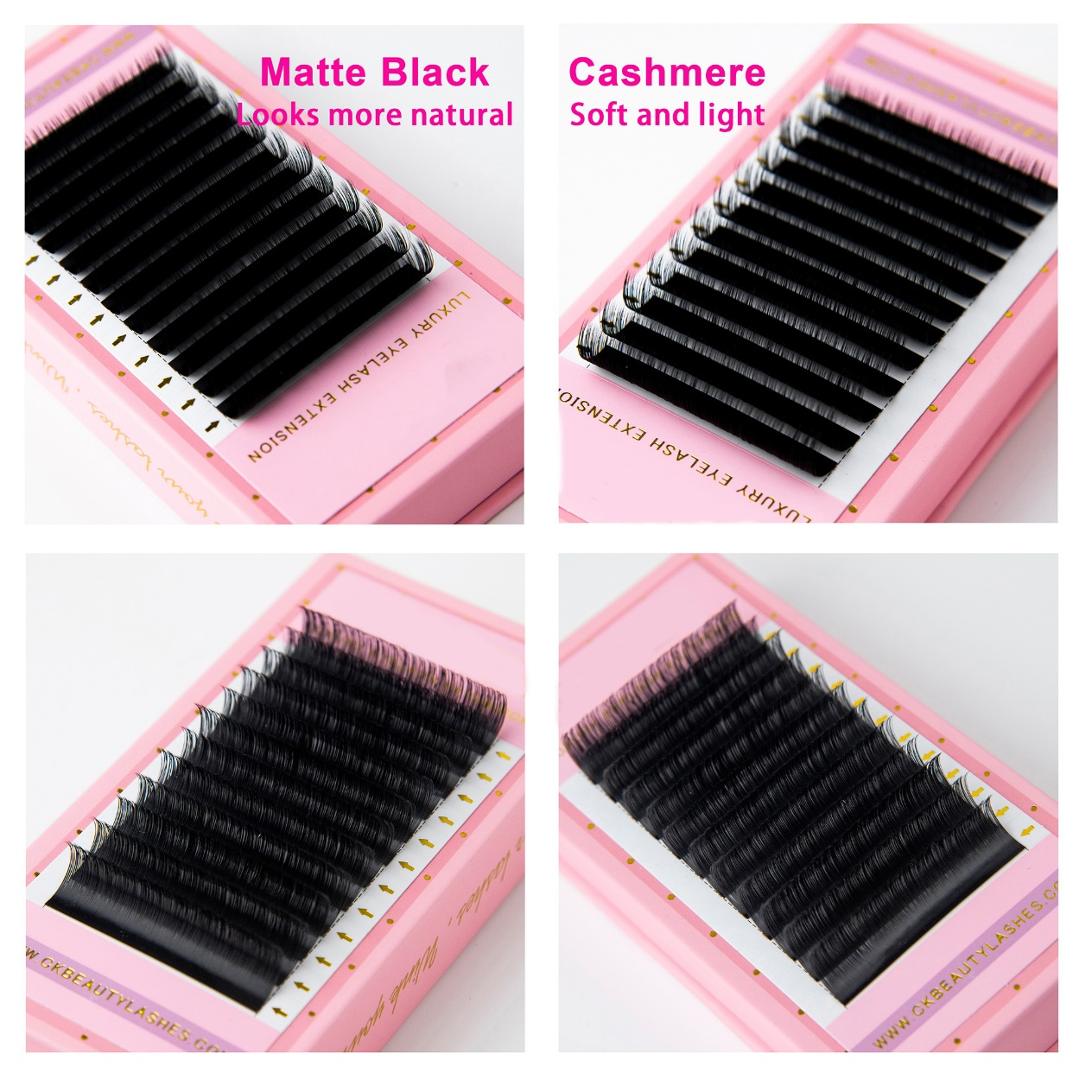 Pecamei Individual 8mm 10mm 12mm 14mm 16mm DIY eyelash extension glue-based Eyelash Cluster superfine band ribbon lashes  