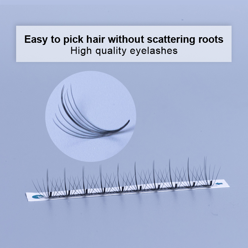 Pecamei Premade Fan Eyelash Extender 12D 0.05C /D Mixed Length 8-15mm 400 Fan XL Tray Tip Base to make a single eyelash Extension (12D 0.05C 8-15MM)  