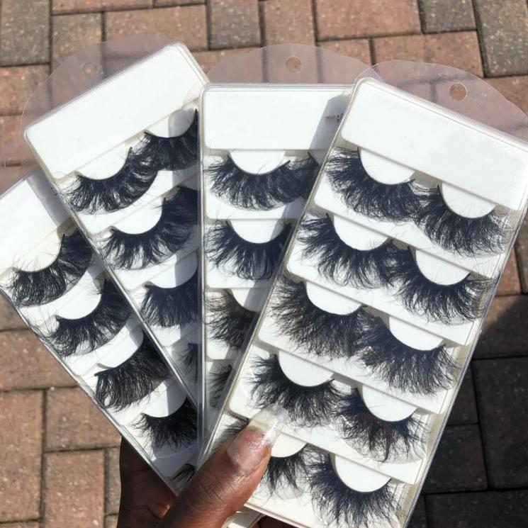 Pecamei Wispy Mink Eyelashes Natural Appearance Eyelashes Thick Eyelashes Fluffy False Eyelashes 18mm long eyelashes Cat Eye Eyelash Fairy appearance 7 pairs of multiple pieces  